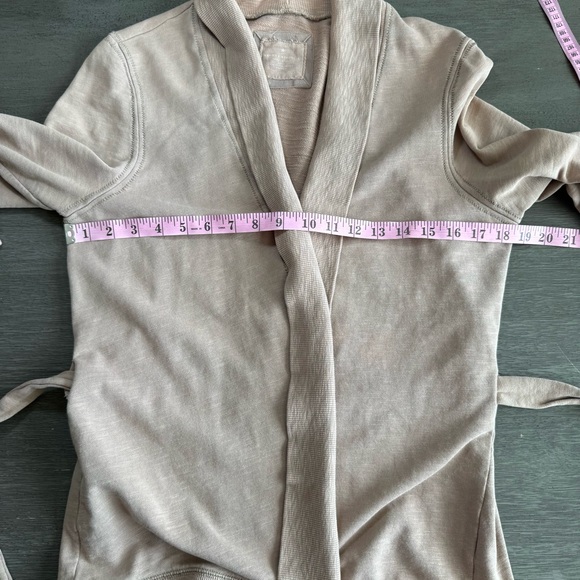 Banana Republic Tan Heritage Wrap Top S Beige Brown - Picture 11 of 13